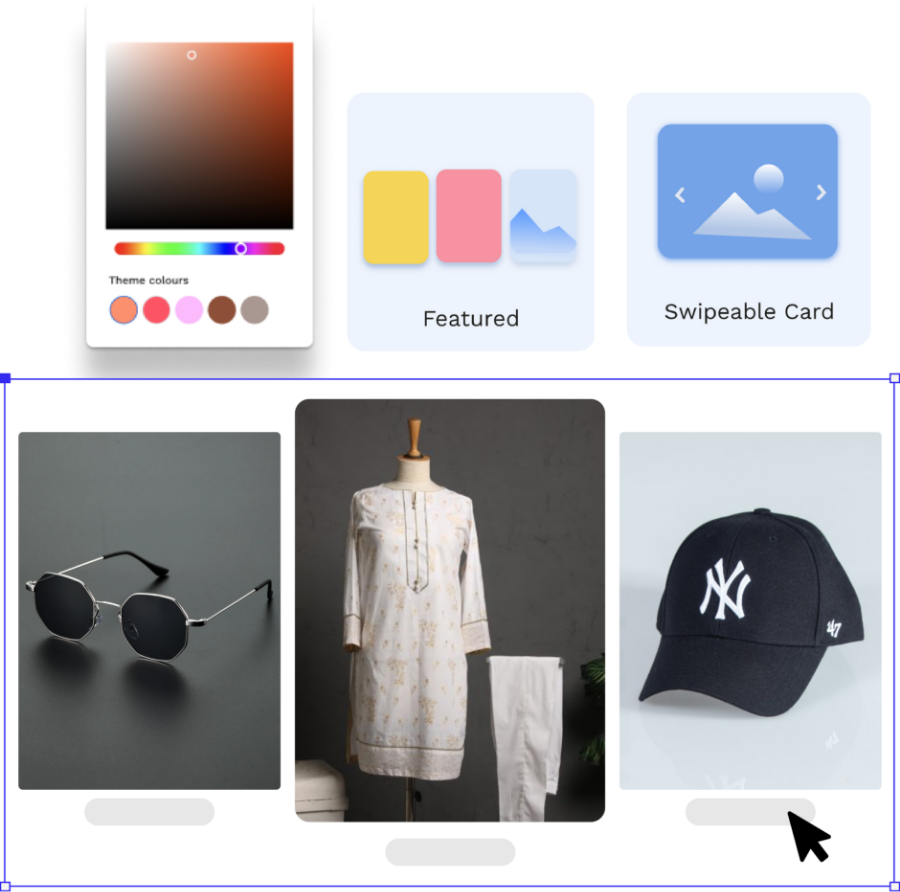 Custom branding and UX customization interface